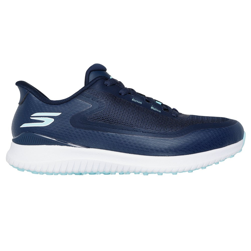 Skechers Damen Go Golf Flug Golfschuhe - Marine/hellblau