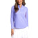 IBKUL Damen-Langarmshirt mit Stehkragen und Reißverschluss – Lavendel