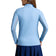 IBKUL Damen Solid Long Sleeve Zip Mock Neck – Peri