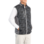 Sunderland Anton gepolsterte Stretch Panel Performance Golf Gilet - Schwarze Camo