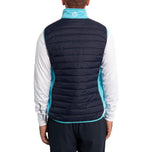 Sunderland Anton gepolstert Stretch Panel Performance Golf Gilet - Marine/ Aqua