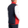 Sunderland Anton gepolsterte Stretch Panel Performance Golf Gilet - Marine/ Rot