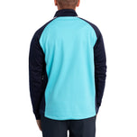 Sunderland Aspen Quarter Zip Raglan getäfter Wasserschutzgolf Midlayer - Aqua