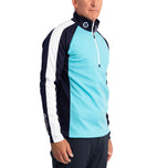 Sunderland Aspen Quarter Zip Raglan getäfter Wasserschutzgolf Midlayer - Aqua