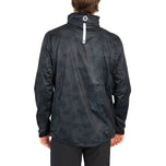 Sunderland Whisperdry Pro -Lite Leicht wasserdichte Golfjacke - Schwarz Camo/Silber