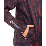 Sunderland Whisperdry Pro -Lite Leicht wasserdichte Golfjacke - Mulberry Camo/ Marine