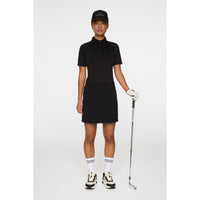 J.Lindeberg Women's Tara Golf Polo Shirt - Black