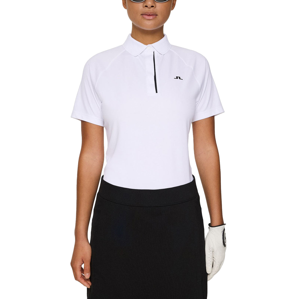 J. Lindeberg Women's Tara Golf Polo Shirt - Weiß