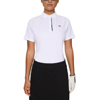 J. Lindeberg Women's Tara Golf Polo Shirt - Weiß