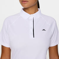 J. Lindeberg Women's Tara Golf Polo Shirt - Weiß