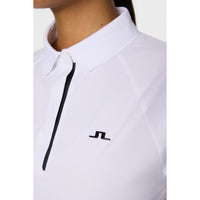 J. Lindeberg Women's Tara Golf Polo Shirt - Weiß