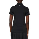 J. Lindeberg Women's Tour Tech Golf Polo Shirt - Schwarz