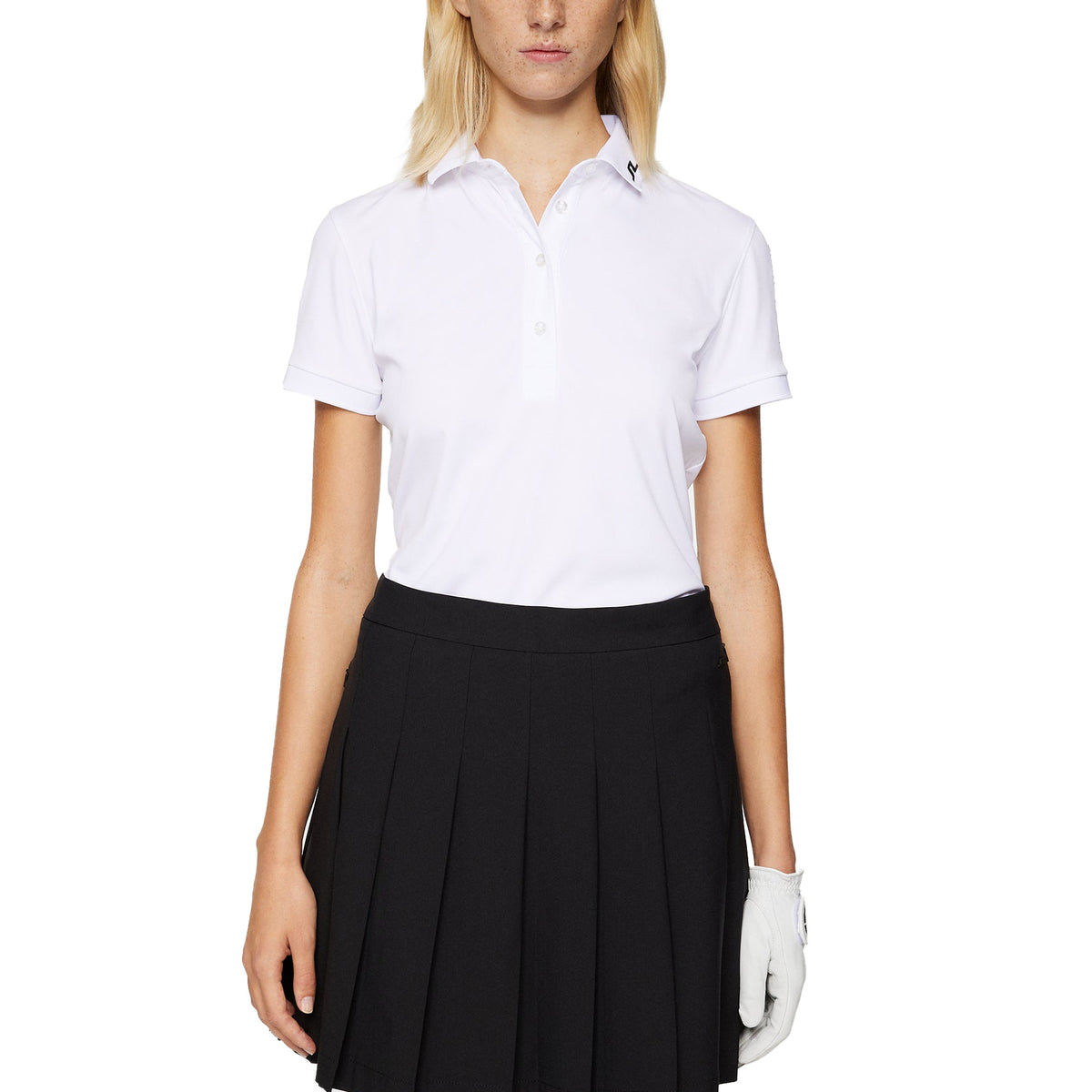 J.Lindeberg Women's Tour Tech Golf Polo Shirt - Weiß