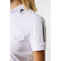 J.Lindeberg Women's Tour Tech Golf Polo Shirt - Weiß