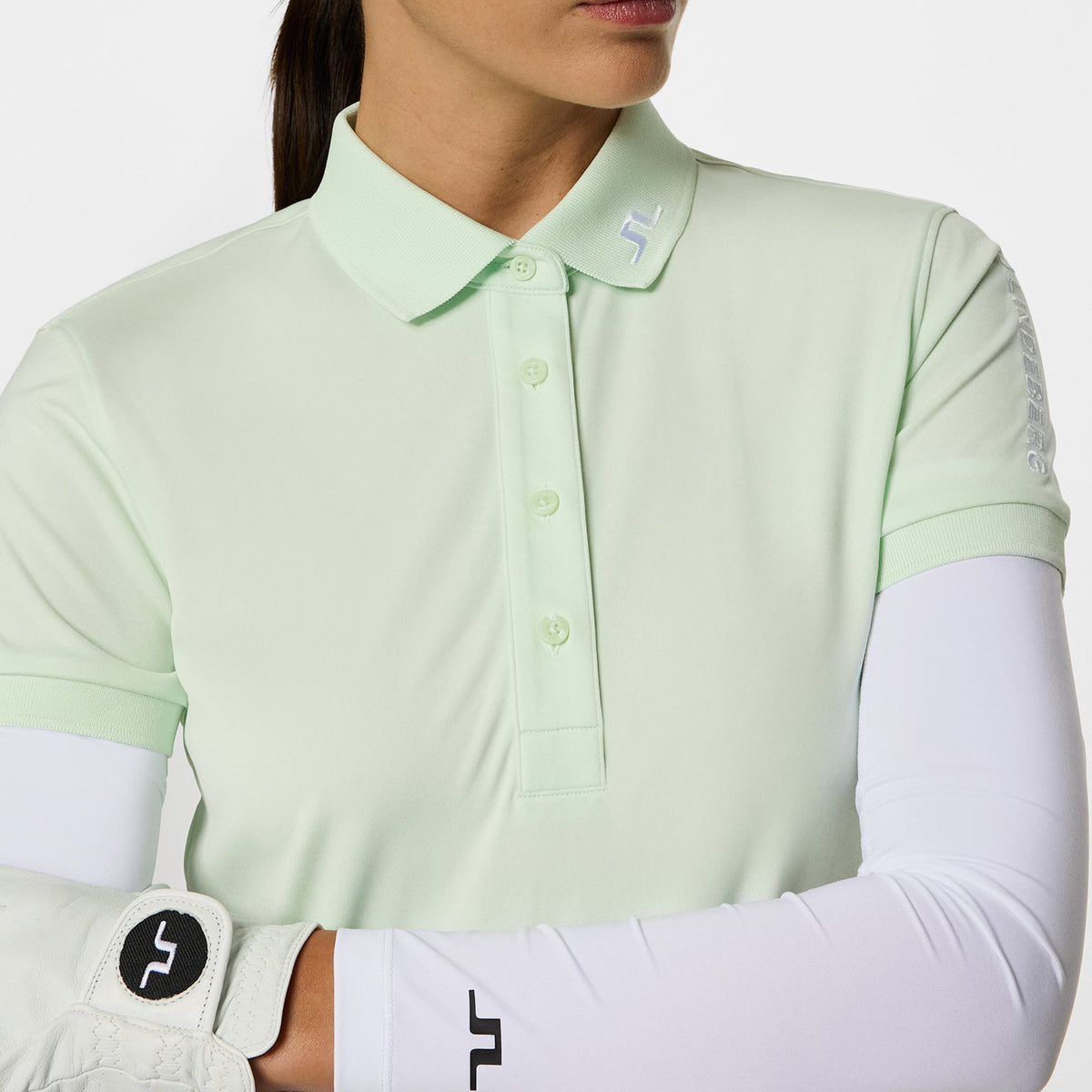 J.Lindeberg Women's Tour Tech Golf Polo -Shirt - Ambrosia