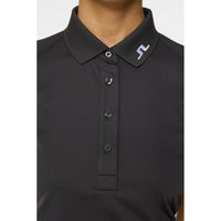 J. Lindeberg Women's Tour Tech Golf Polo -Shirt - Asphalt