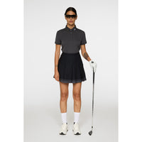 J. Lindeberg Women's Tour Tech Golf Polo -Shirt - Asphalt