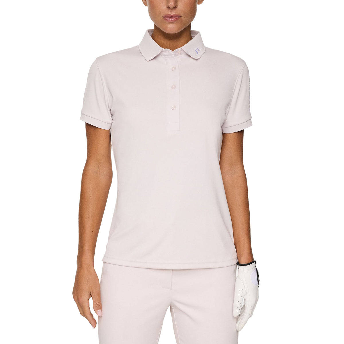 J.Lindeberg Women's Tour Tech Golf Polo Shirt - grauer Lila