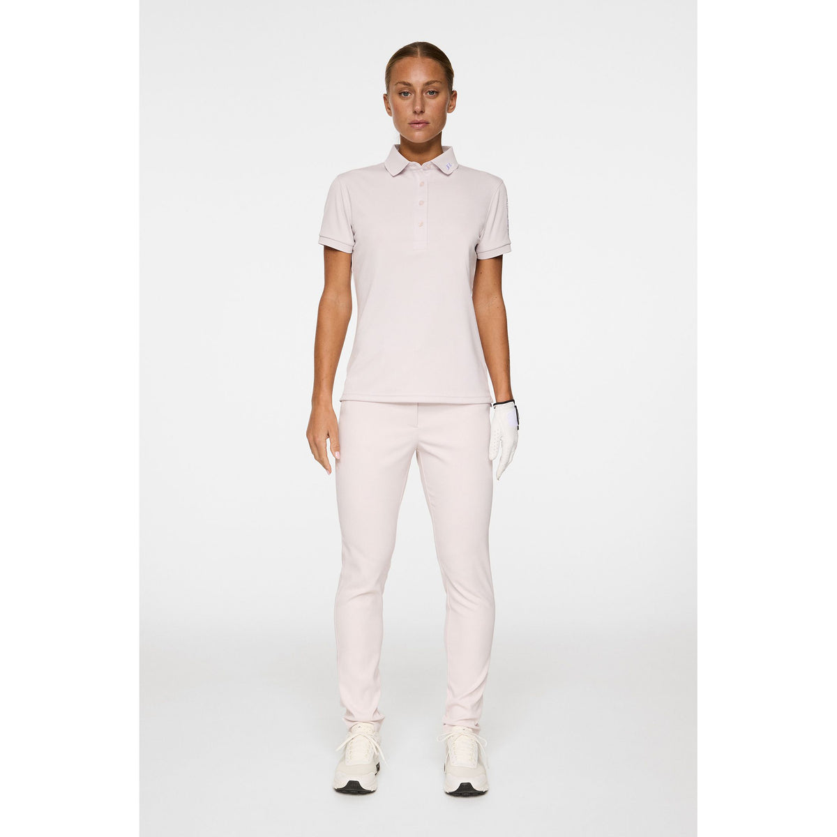 J.Lindeberg Women's Tour Tech Golf Polo Shirt - grauer Lila
