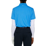 J.Lindeberg Tour Tech regelmäßig Fit Golf Polo Shirt - Sonic Blue
