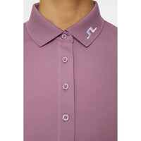J. Lindeberg Women's Tour Tech Golf Polo -Shirt - sehr Traube