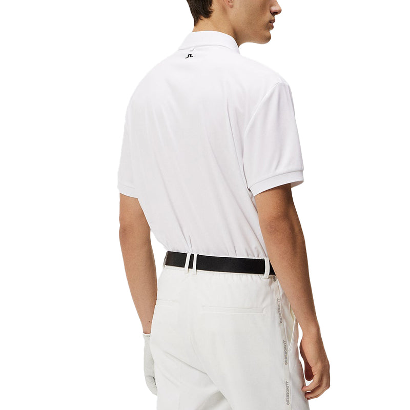 J.Lindeberg Tour Tech regelmäßig Fit Golf Polo Shirt - Weiß
