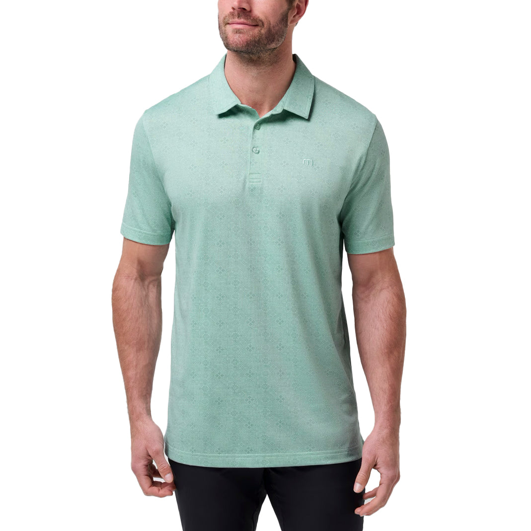 Travis Mathew Akropolis Golf Polo -Hemd - Eierschalenblau