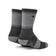 Travis Mathew Baja 2.0 Crew Golf Socks - Heather Grey Pinstripe
