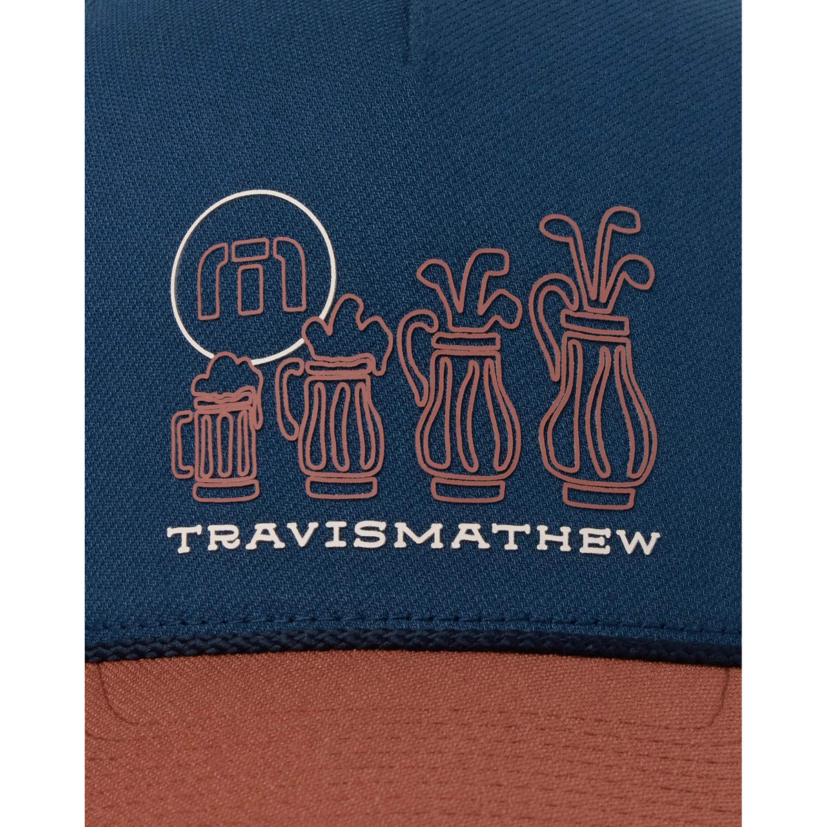 Travis Mathew Beerly Beloved Snapback Cap - Titan