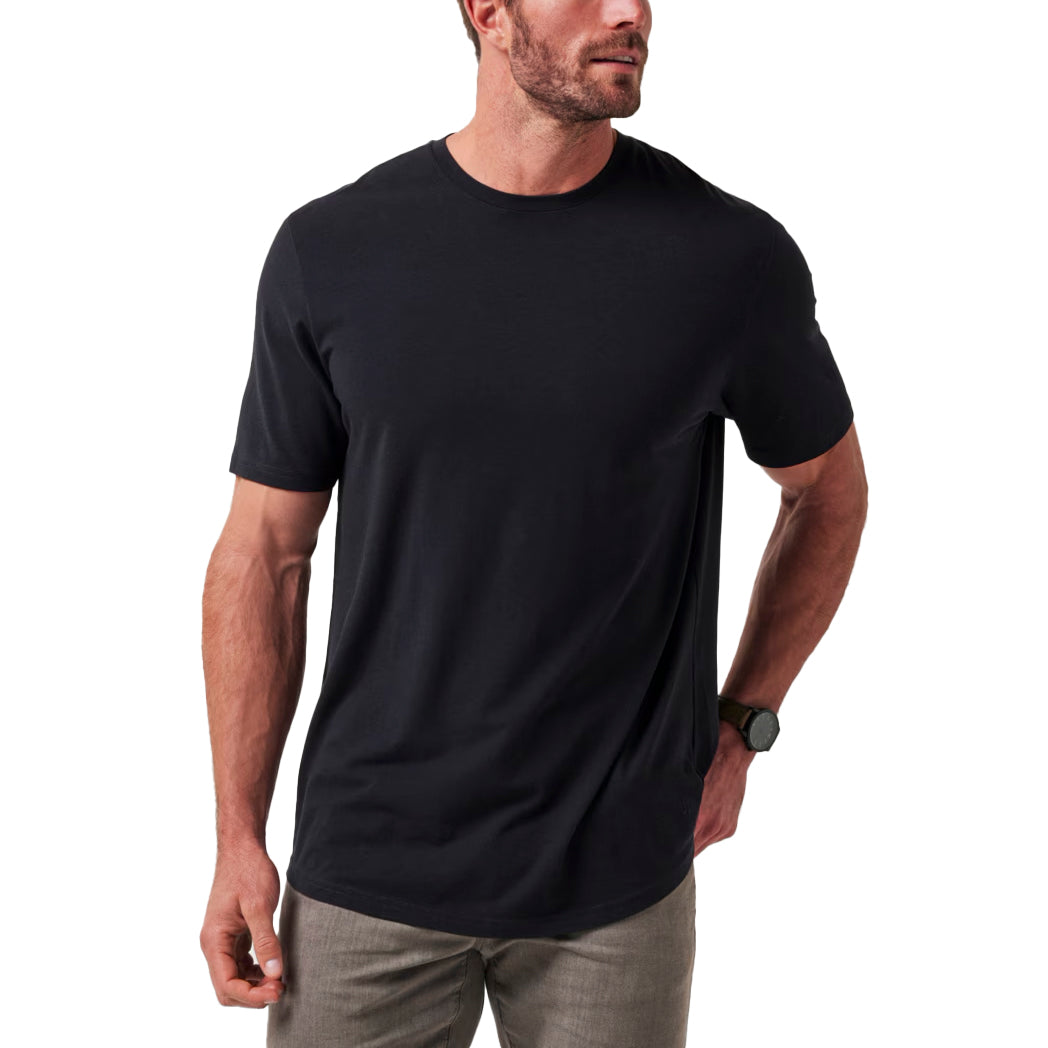 Travis Mathew Cloud Crew Golf Tee - Schwarz