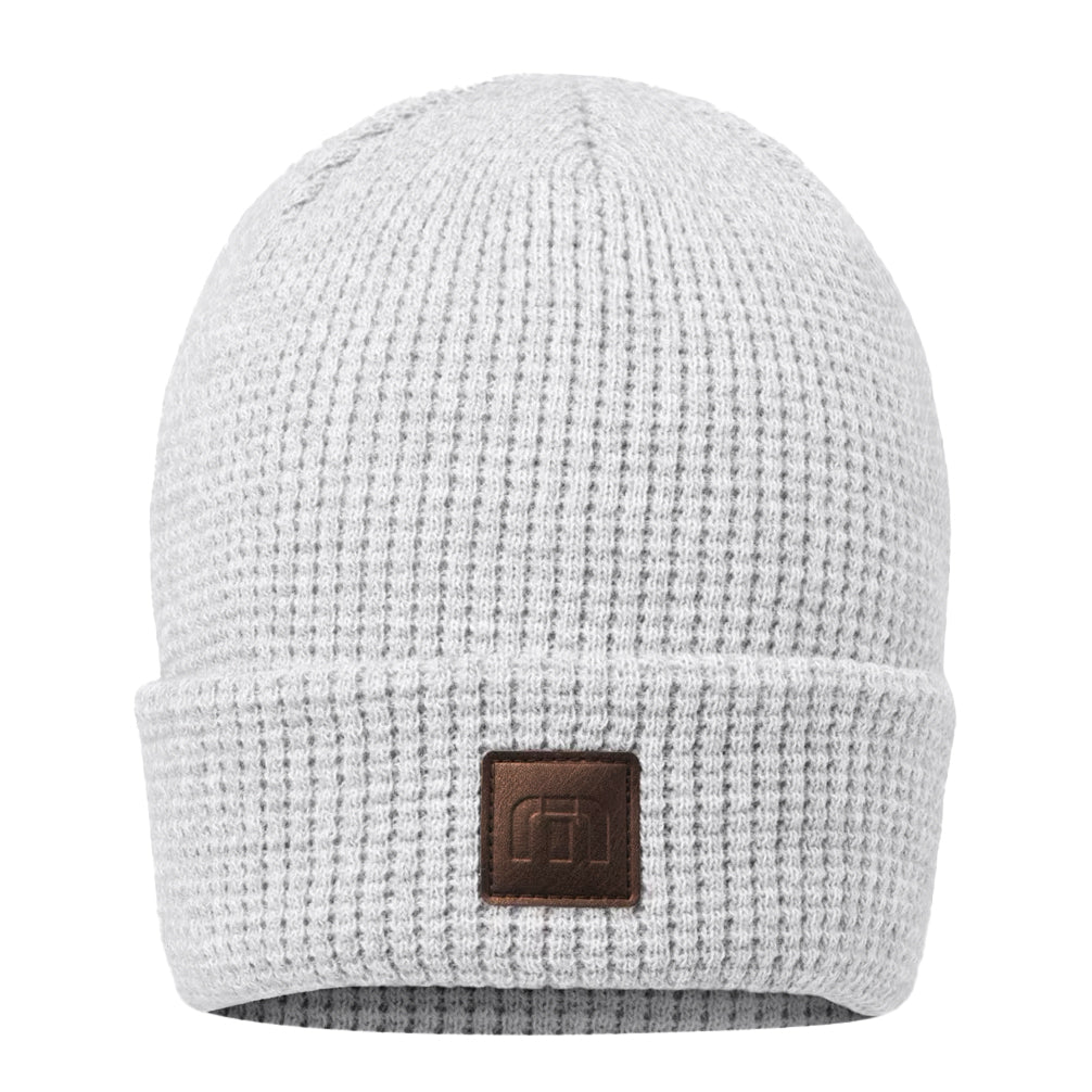 Travis Mathew Cloud Waffle Golf Beanie - Heather Gray