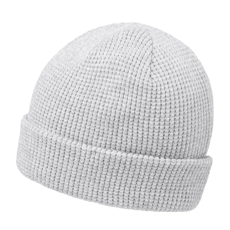 Travis Mathew Cloud Waffle Golf Beanie - Heather Gray