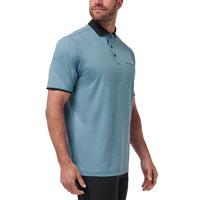 Travis Mathew Federgewicht Pocket Golf Polo Shirt - Kapitäne Blau