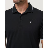Travis Mathew Happier Hour Golf Shirt - Black