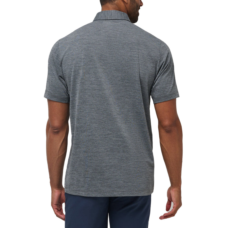 Travis Mathew Heater Pro Golf Shirt - Heather Grey