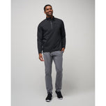 Travis Mathew On Course Waterproof Golf Zip Pullover - Black