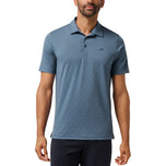 Travis Mathew Performance Jersey Wave Golf Polo Shirt - Bering Sea