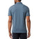 Travis Mathew Performance Jersey Wave Golf Polo Shirt - Bering Sea