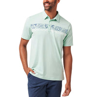Travis Mathew Salt Rock Golf Polo Shirt  - Eggshell Blue