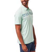 Travis Mathew Salt Rock Golf Polo Shirt  - Eggshell Blue