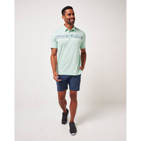 Travis Mathew Salt Rock Golf Polo Shirt  - Eggshell Blue