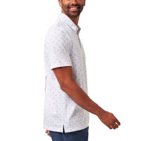 Travis Mathew Saturday Night Stay Golf Polo Shirt - White