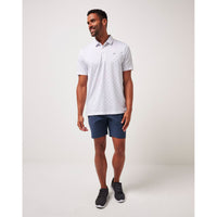 Travis Mathew Saturday Night Stay Golf Polo Shirt - White