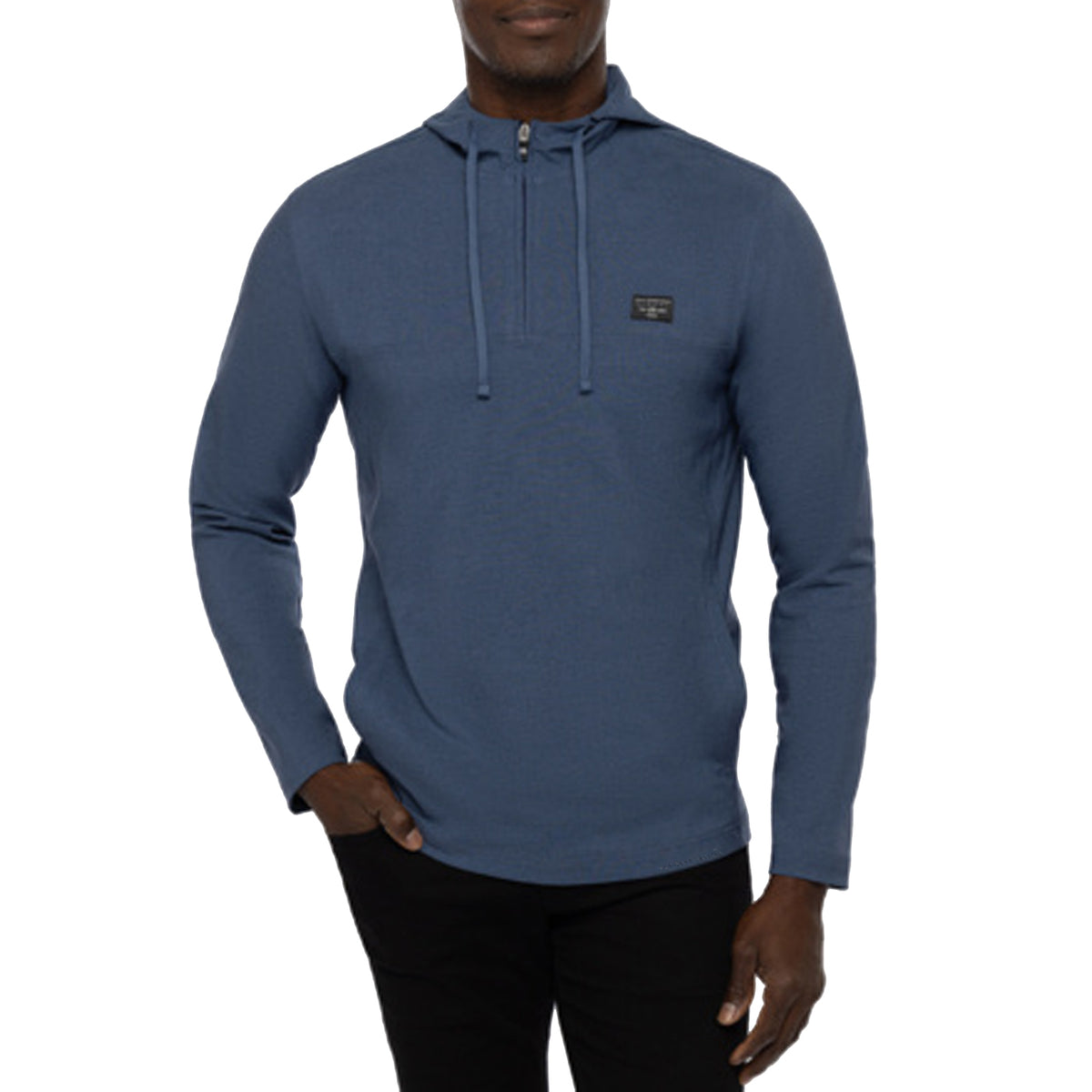 Travis Mathew SIP und Savor Golf Quarter Zip - Heather Peacoat