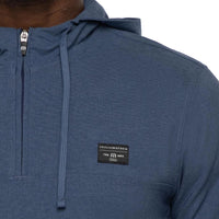 Travis Mathew SIP und Savor Golf Quarter Zip - Heather Peacoat