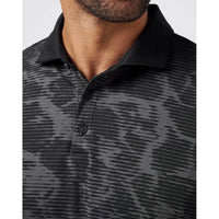 Travis Mathew studieren im Ausland Golf Polo Shirt - Schwarz