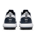 Travis Mathew The NuAge Mega Spiked Golf Shoes - Cool White/Total Eclipse