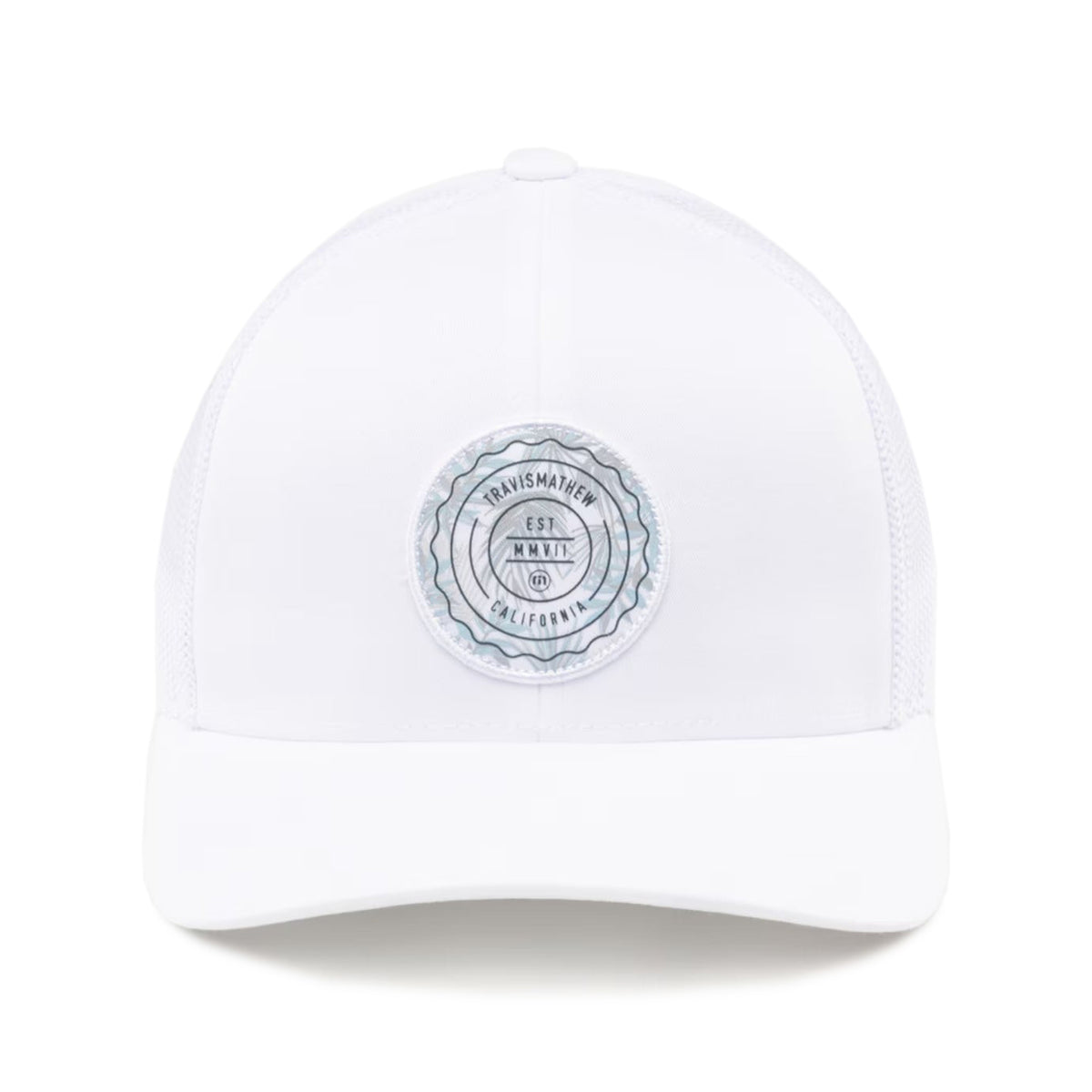 Travis Mathew The Patch Floral Cap - White