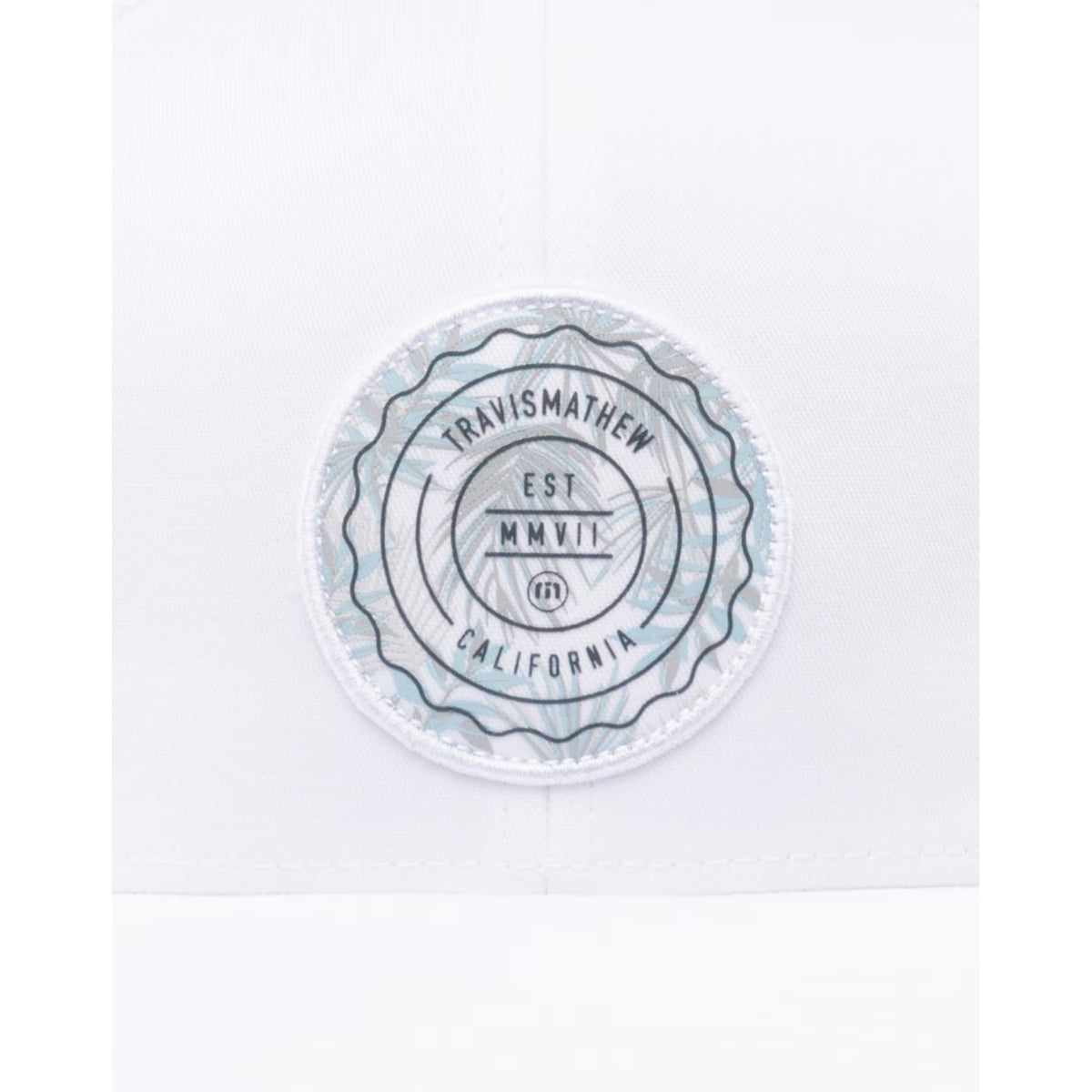 Travis Mathew The Patch Floral Cap - White