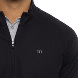 Travis Mathew hat Golf Quarter Reißverschluss verbessert - Schwarz